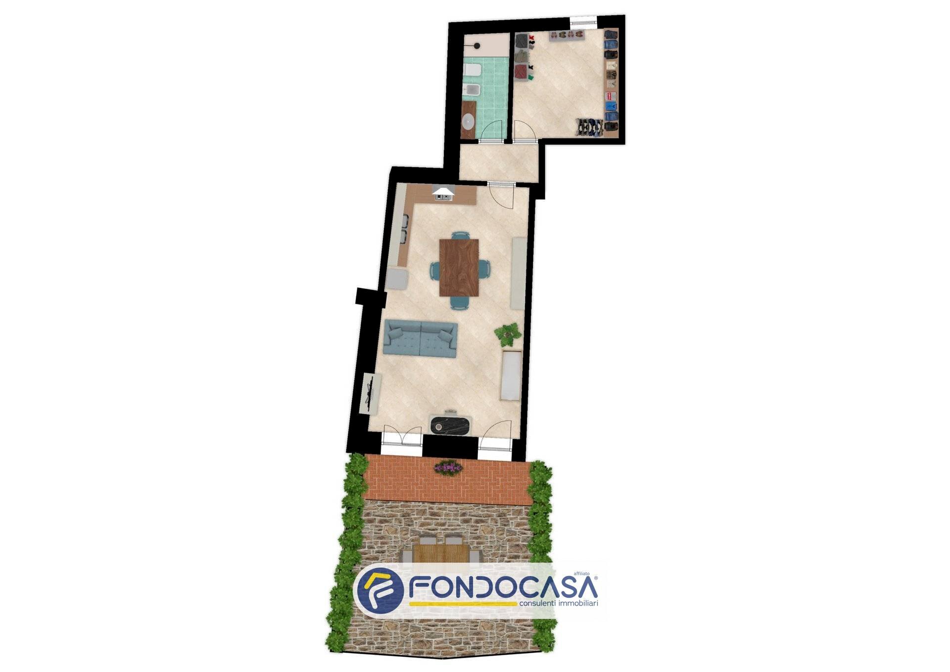 Foto 19 - One-room apartment Via Pian Grande, Andora - floor plans 1