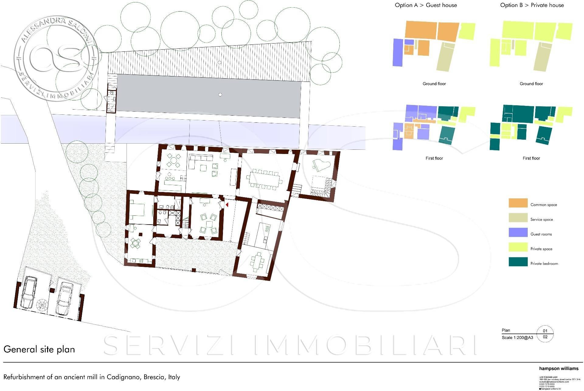 PROGETTO GENERALE - Rustic via Mulino
 
10, Verolanuova - floor plans 1