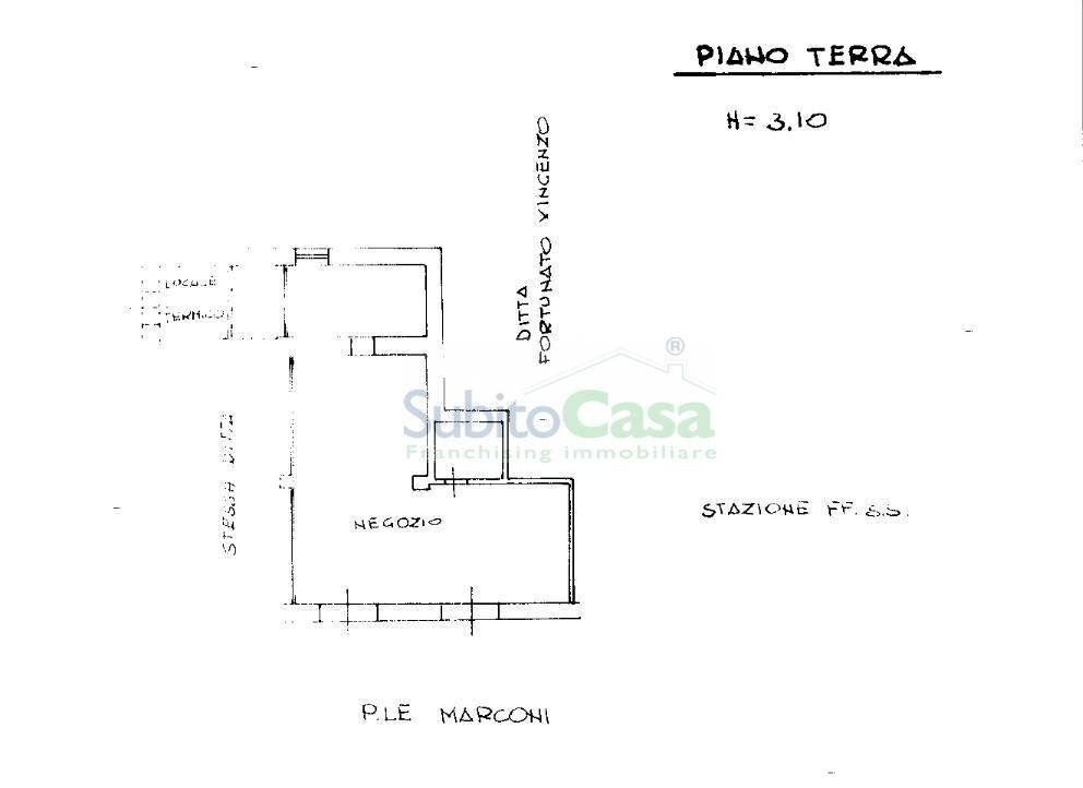 Foto 17 - Commercial Premises Piazza Marconi
 
35/36, Chieti - floor plans 1