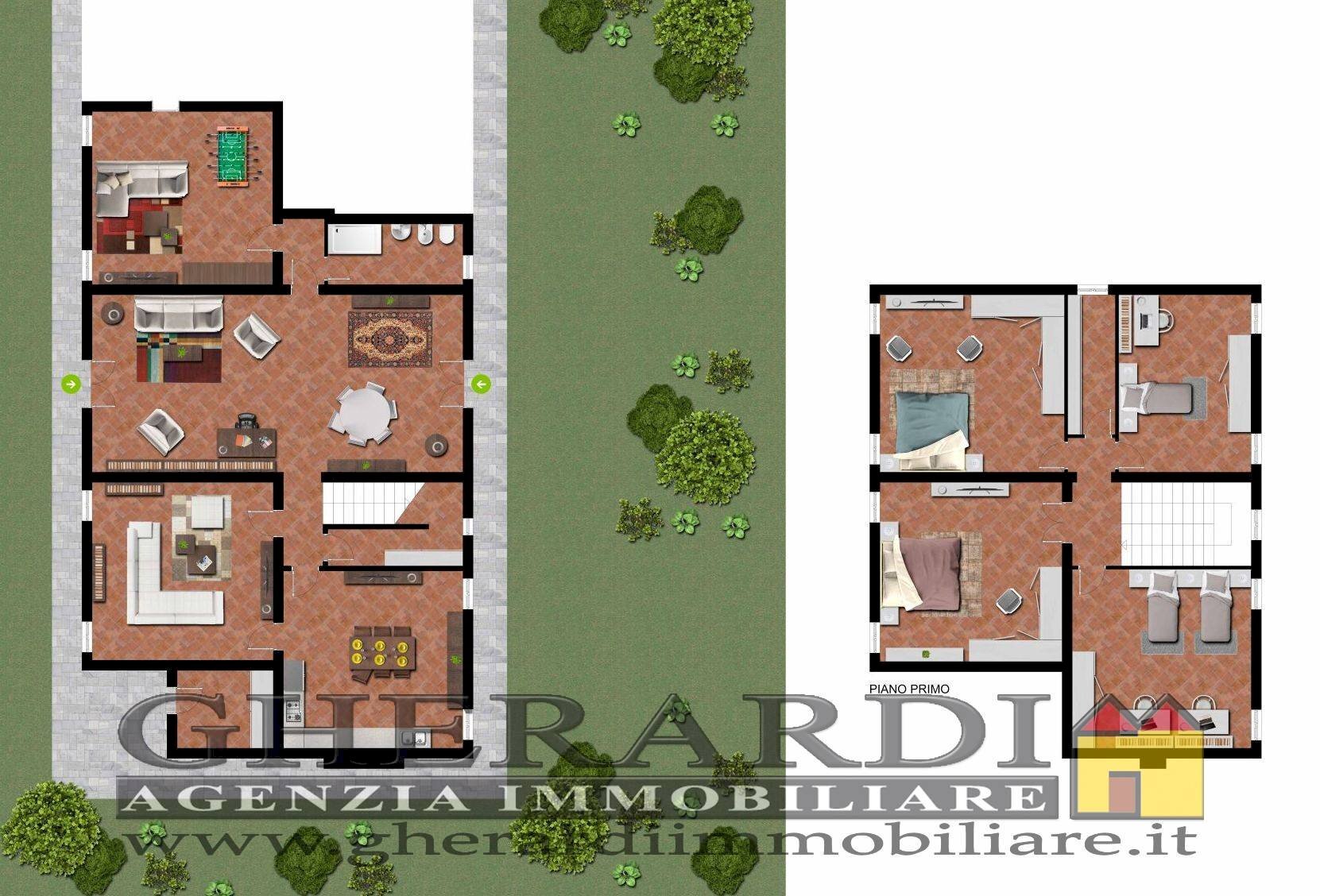 Foto 4 - Rustico Vigarano Mainarda - planimetria 1