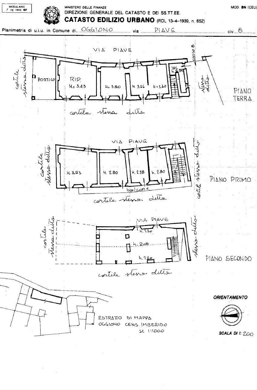 Foto 17 - Rustic via Piave, Oggiono - floor plans 1