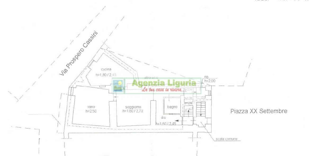 Foto 29 - Appartamento piazza xx settembre
 
7, Perinaldo - planimetria 1