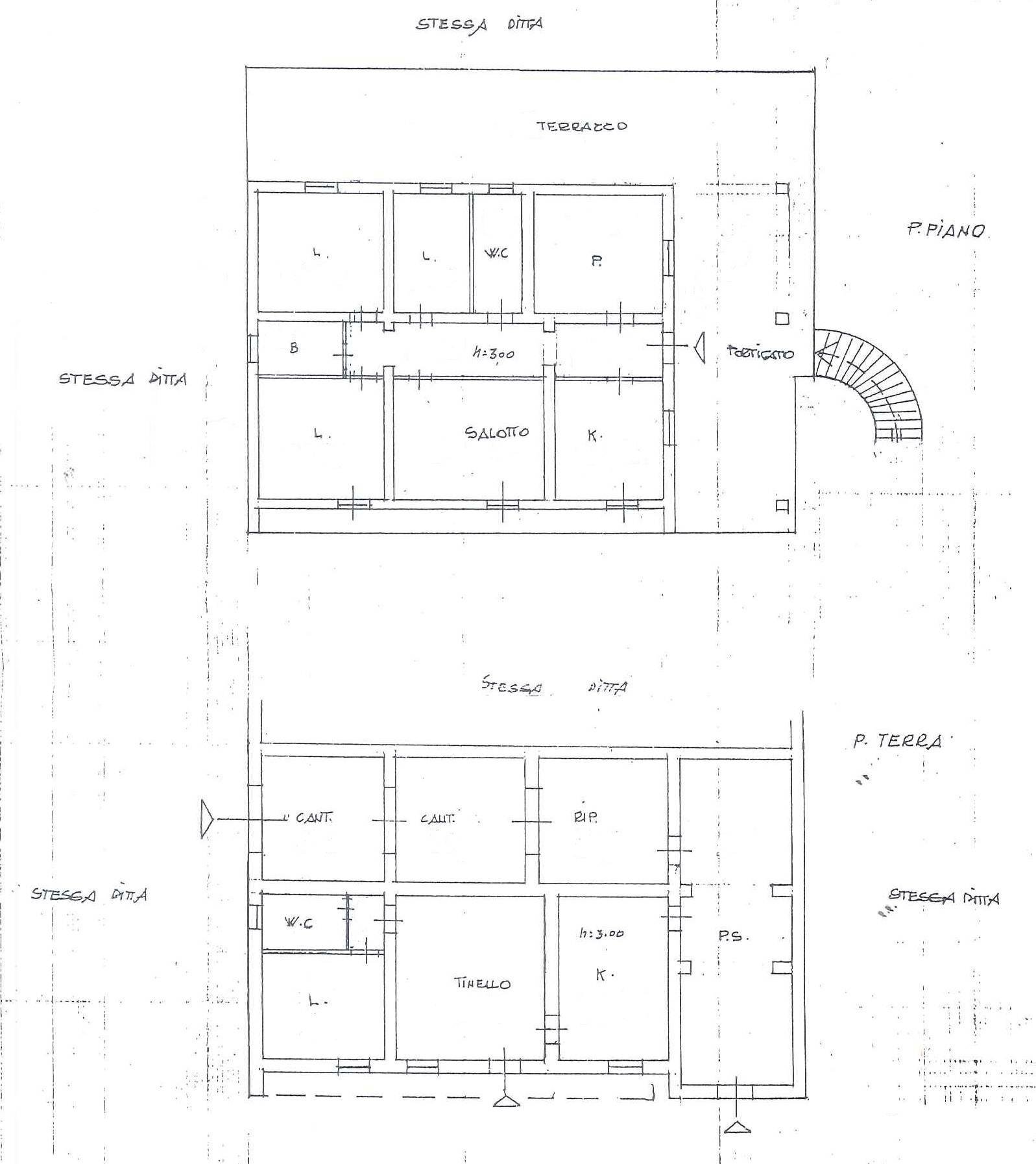 Foto 11 - Casa semi indipendente contrada bosco, Ariano Irpino - planimetria 1