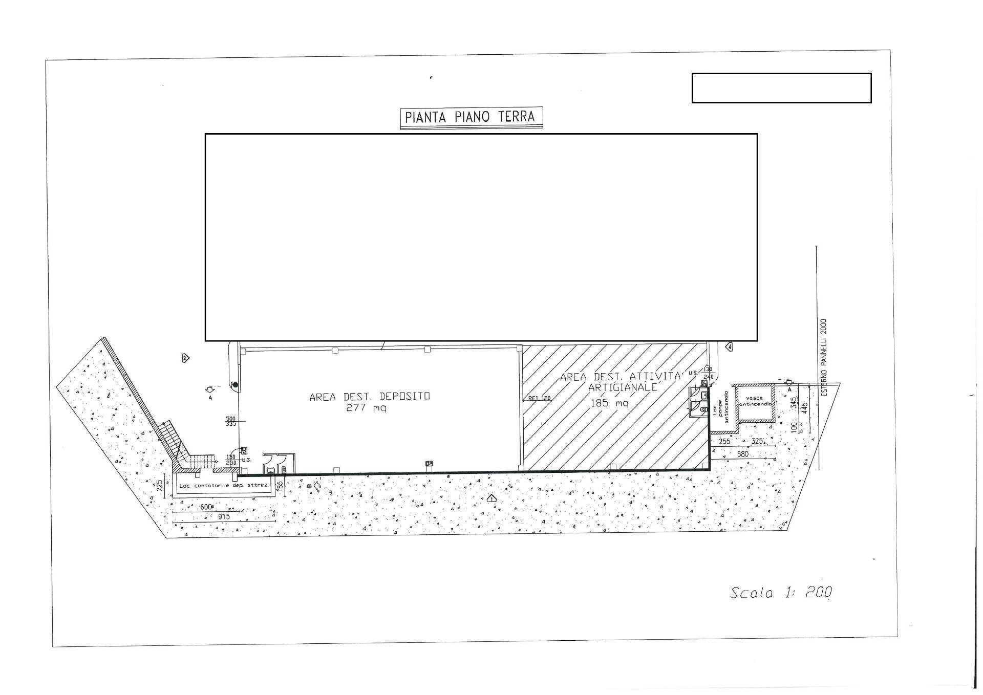 Foto 4 - Magazzino contrada torreamando, Ariano Irpino - planimetria 1