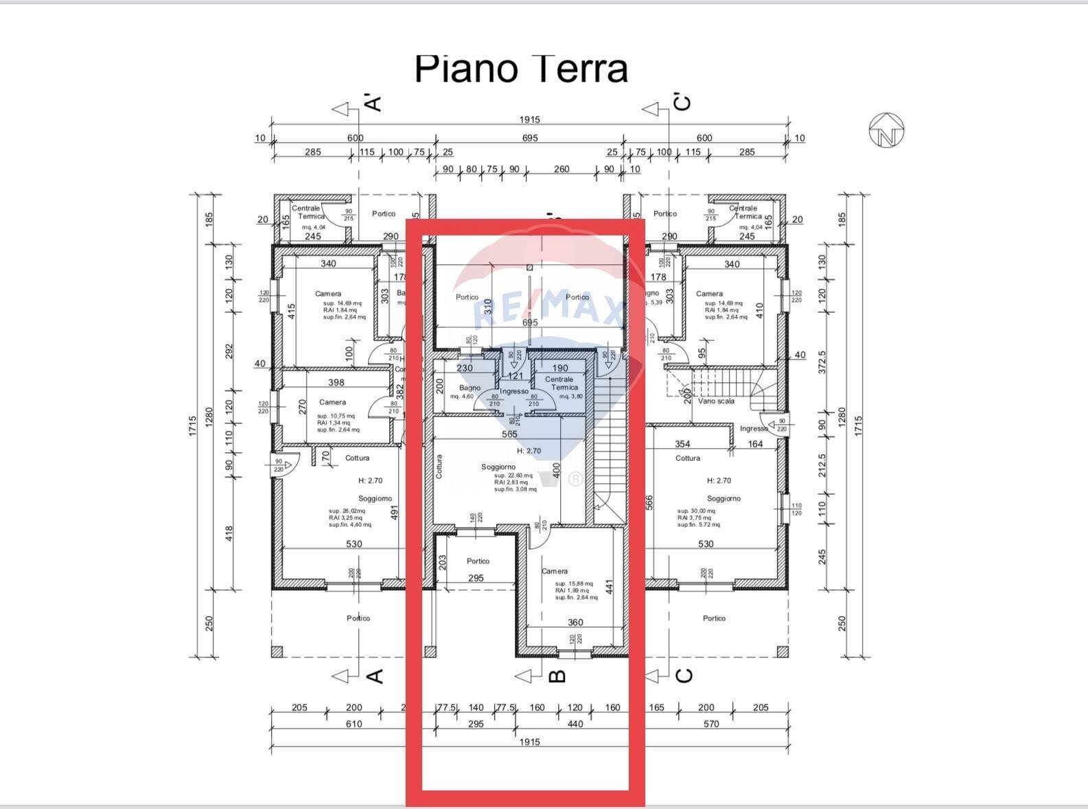 Pianta 2D - Bilocale Cannobio - foto 2