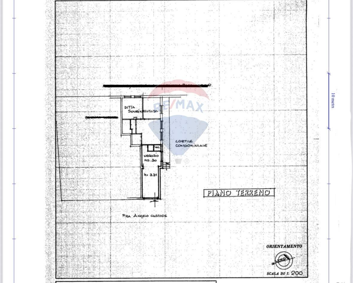 Pianta 2D - Locale Commerciale Cannobio - planimetria 1