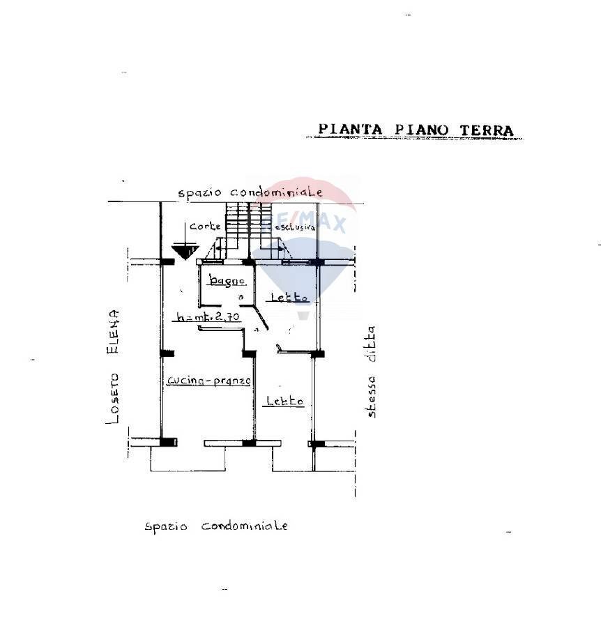 Pianta 2D - Trilocale Via Nazionale Frentana
 
2/S, Lama dei Peligni - planimetria 1
