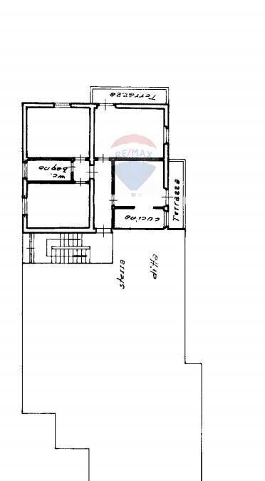 Pianta 2D - Four-room apartment Loro Ciuffenna - floor plans 1