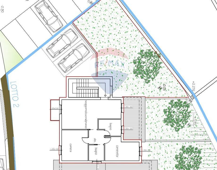 Pianta 2D - Quadrilocale Via Turati, Cavriglia - planimetria 1