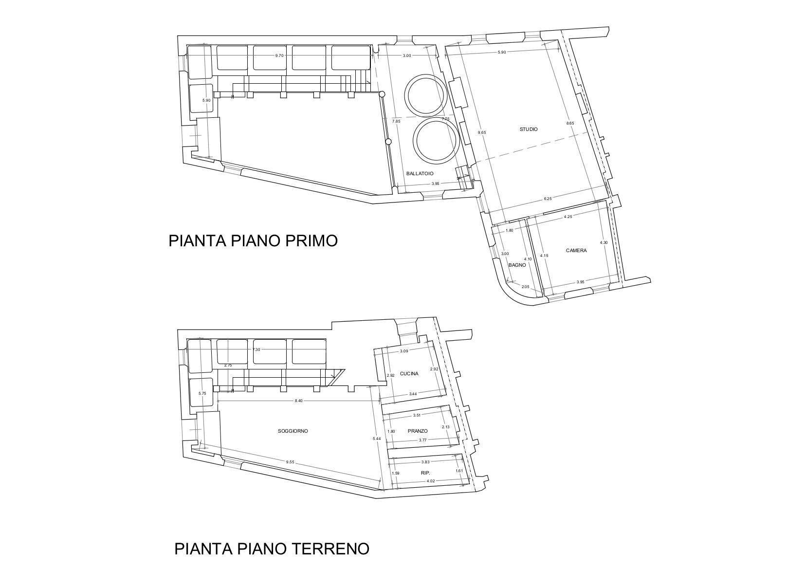 Foto 3 - Rustico Via dello Stadio, Camaiore - planimetria 1