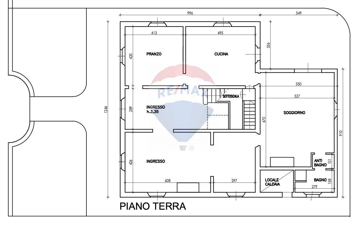 Pianta 2D - Villa località Biagioni
 
42/43, Altopascio - planimetria 1