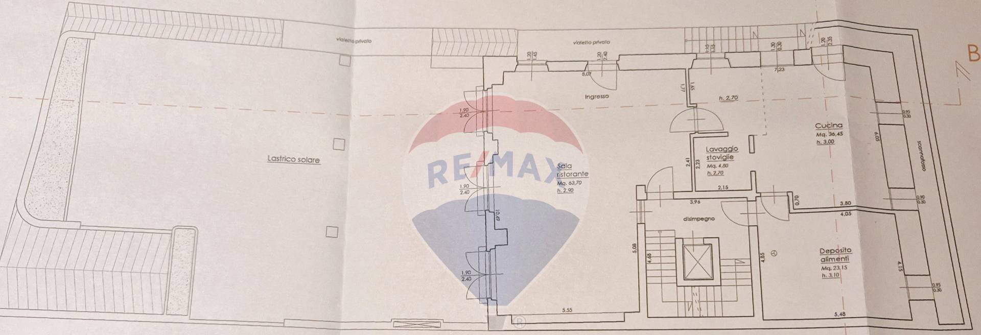 Pianta 2D - Locale Commerciale piazza Berni
 
13, Lamporecchio - planimetria 1