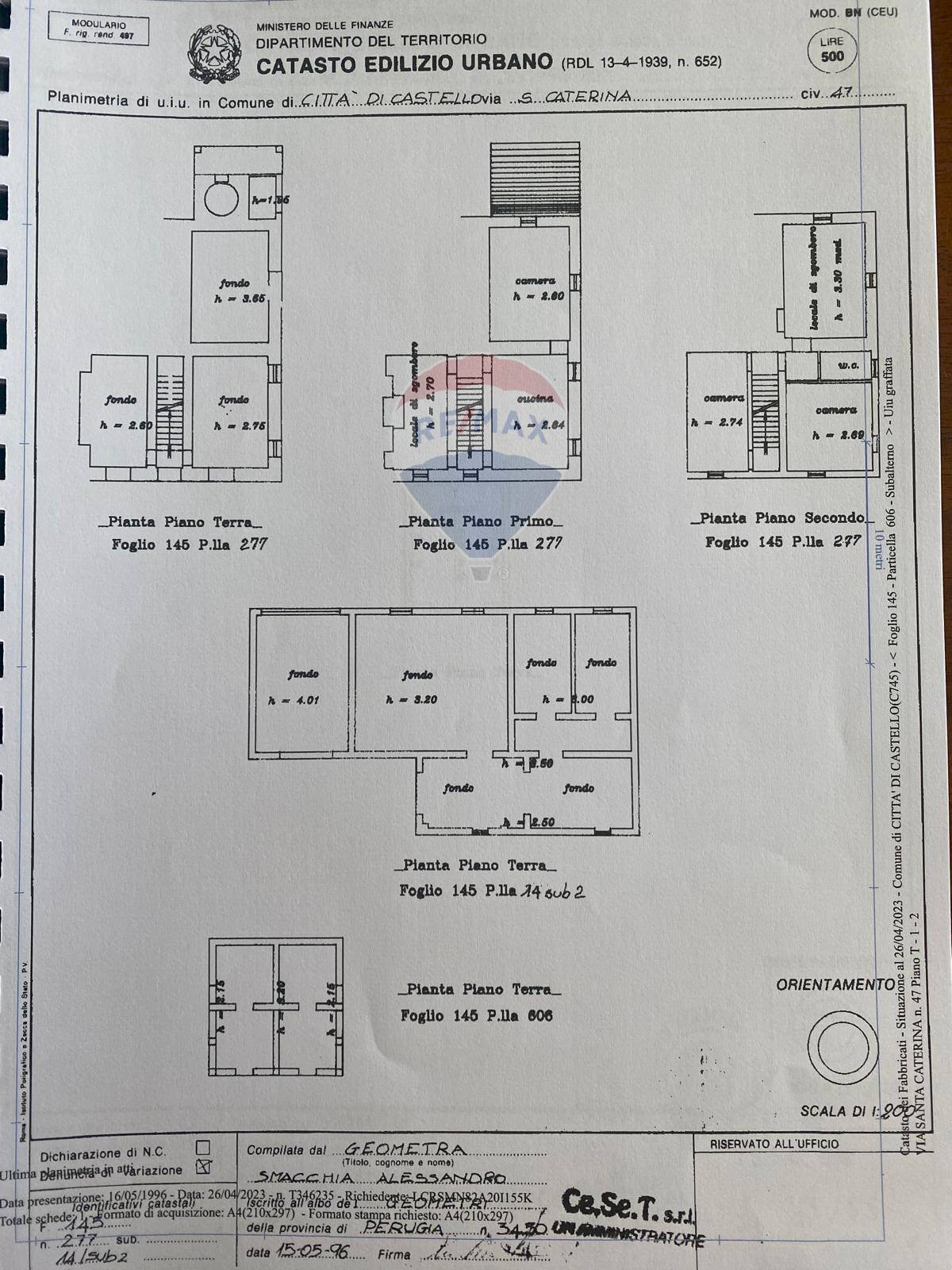 Pianta 2D - Casa semi indipendente Città di Castello - planimetria 1
