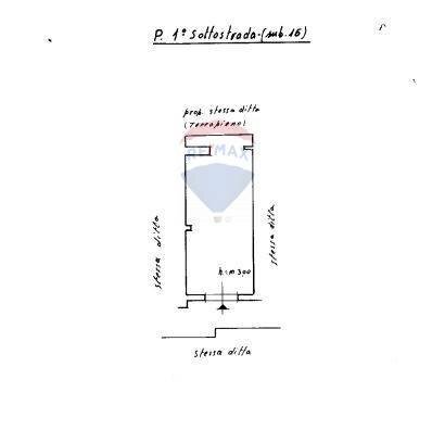 Pianta 2D - Locale Commerciale via negroni, San Marco Argentano - planimetria 1