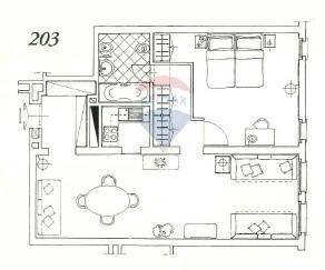 Pianta 2D - Bilocale Campiello Santa Maria Zobenigo
 
2462, Venezia - planimetria 1