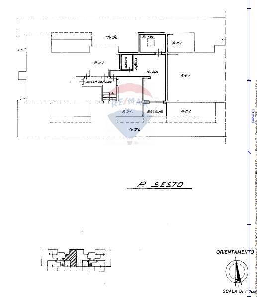 Pianta 2D - Two-room apartment Località La Vieille, Valtournenche - floor plans 1