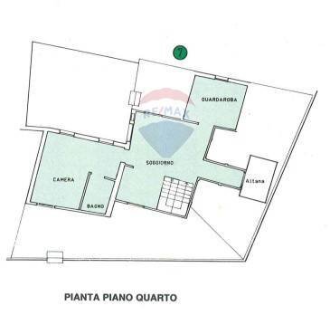 Pianta 2D - Trilocale San Marco
 
3614, Venezia - planimetria 1