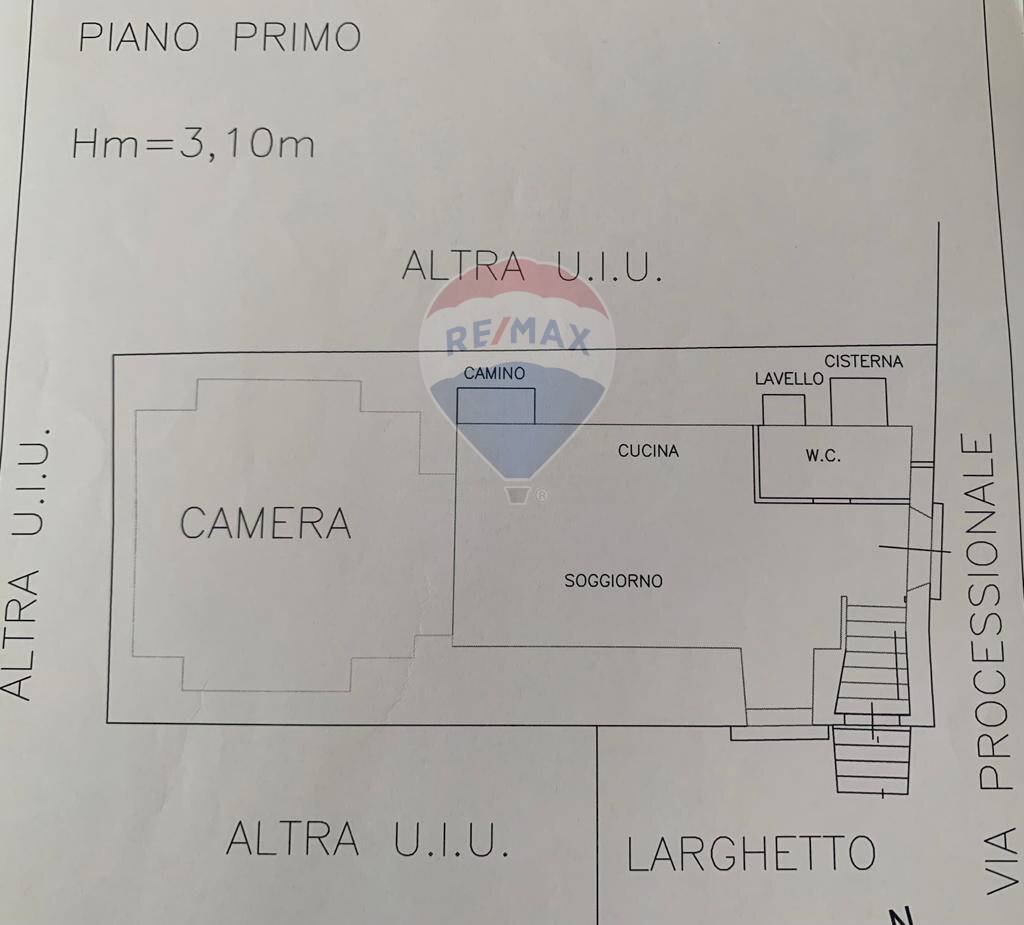 Pianta 2D - Casa indipendente Via Processionale
 
21, Monte Sant'Angelo - planimetria 1