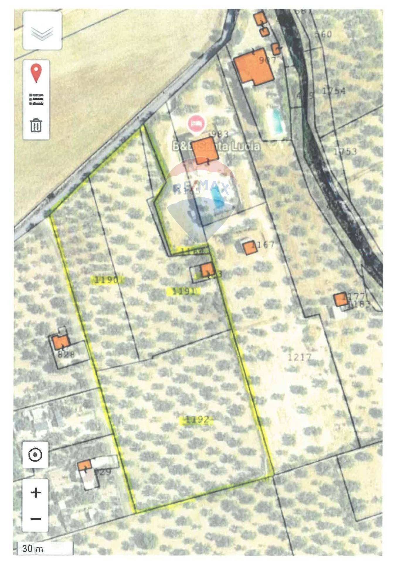 Posizione della mappa - Terreno agricolo Contrada Santa Lucia - MW6R+Q2F, Monte Sant'Angelo - planimetria 1