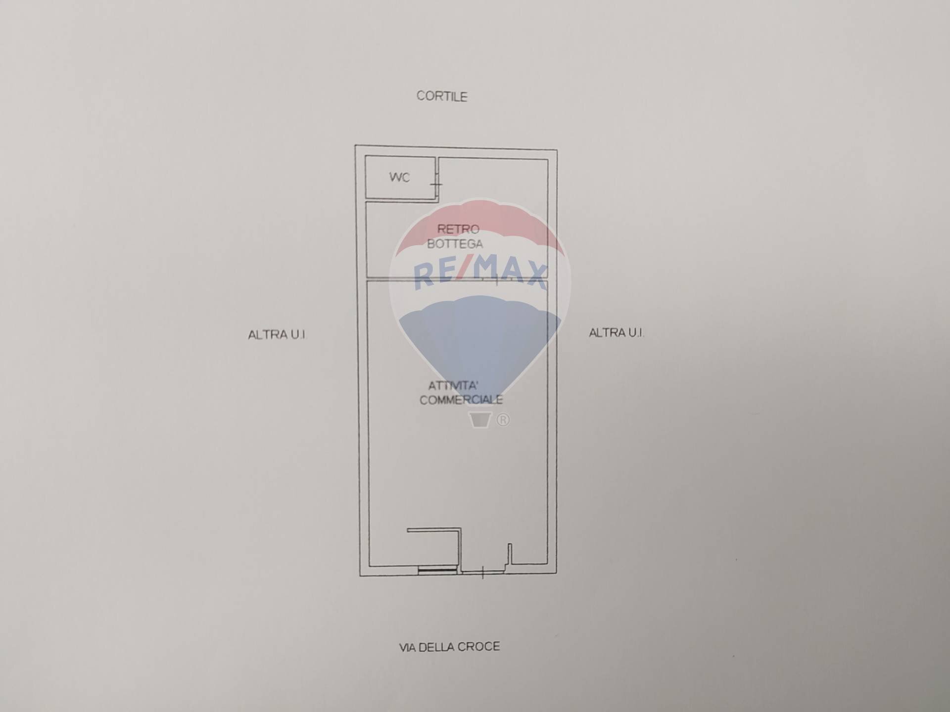 Pianta 2D - Locale Commerciale Via Croce
 
54, Manfredonia - foto 3