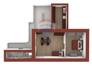Pianta 3D - Casa indipendente Vicolo dei Carradori
 
9, Manfredonia - foto 3