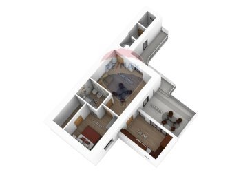 Pianta 3D - Casa indipendente Vicolo dei Carradori
 
9, Manfredonia - foto 6