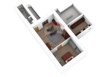 Pianta 3D - Casa indipendente Vicolo dei Carradori
 
9, Manfredonia - foto 8