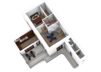 Pianta 3D - Casa indipendente Vicolo dei Carradori
 
9, Manfredonia - foto 9