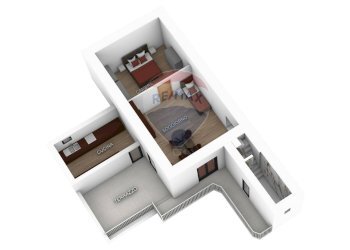 Pianta 3D - Casa indipendente Vicolo dei Carradori
 
9, Manfredonia - foto 11