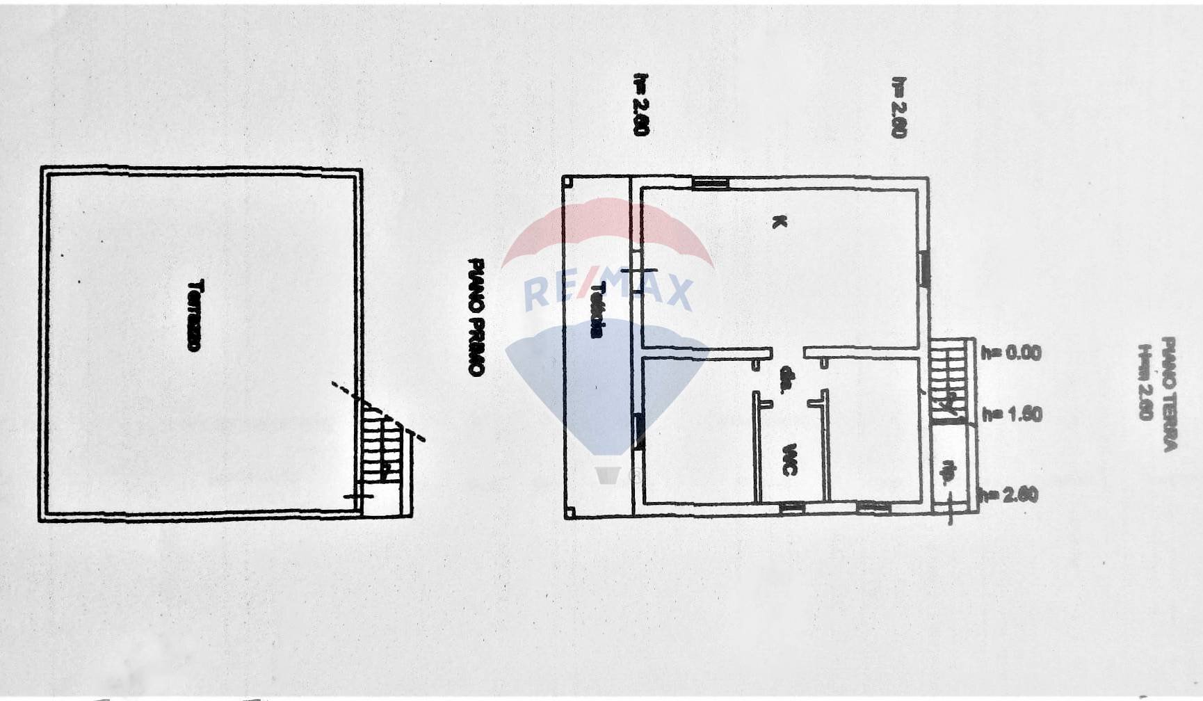 Planimetria Abitazione e Terrazza - Rustic Contrada Beccarini - SP 60 - GR3J+68F, Manfredonia - floor plans 1