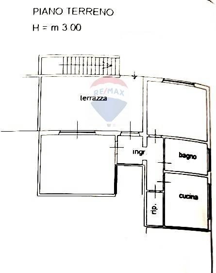 Pianta 2D - Casa semi indipendente Rosignano Marittimo - planimetria 1