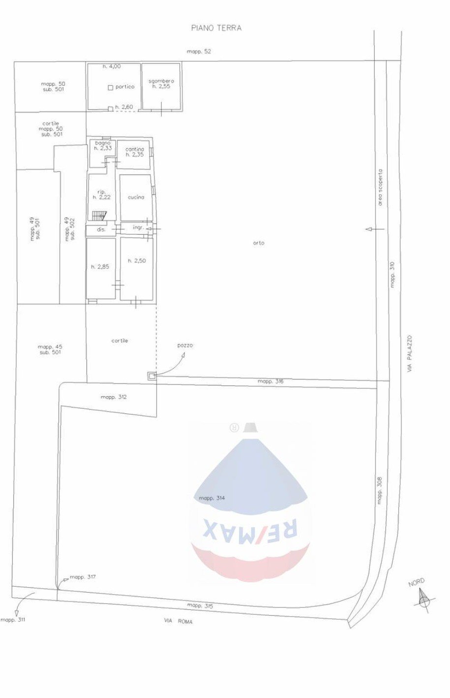 Pianta 2D - Casa semi indipendente VIA ROMA
 
38, San Martino del Lago - planimetria 1