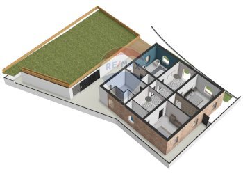 Pianta 3D - Casa indipendente Via Vittorio Emanuele II
 
25, Montesilvano - foto 45