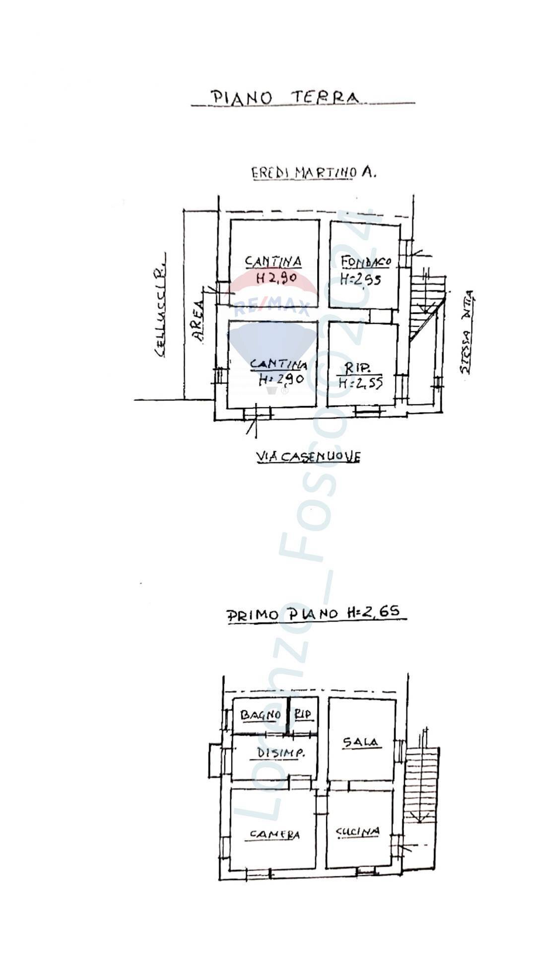 Pianta 2D - Casa semi indipendente via CASENUOVE
 
102, Rapino - planimetria 1