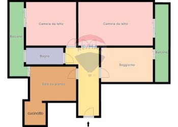 Pianta 2D - Appartamento Via San Donato
 
13, Pescara - foto 27