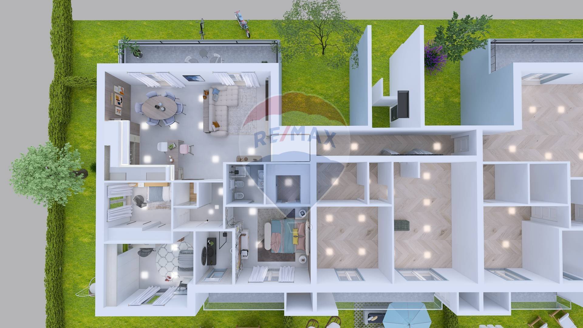 Pianta 3D - Quadrilocale Presezzo - planimetria 1