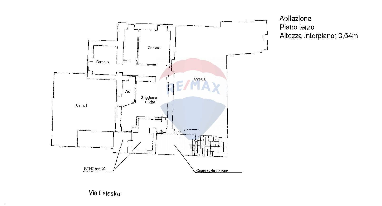 Pianta 2D - Four-room apartment Via Palestro
 
7, Rodi Garganico - floor plans 1