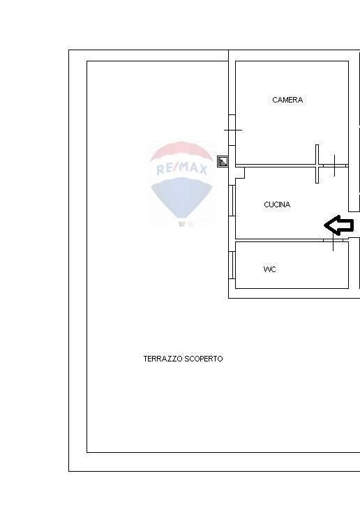 Pianta 2D - Two-room apartment Via Raffaele Zaffarano
 
5, Vieste - floor plans 1