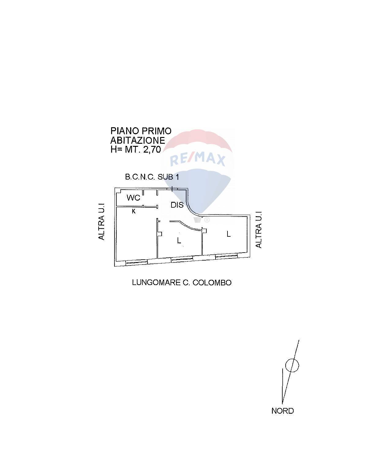 Pianta 2D - Three-room apartment Viale Marinai d'Italia
 
SNC, Vieste - floor plans 1