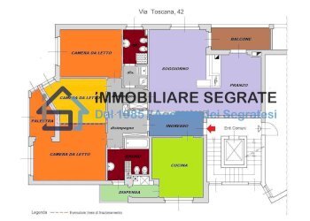 Foto 2 - Quadrilocale Via Toscana
 
42, Segrate - foto 2