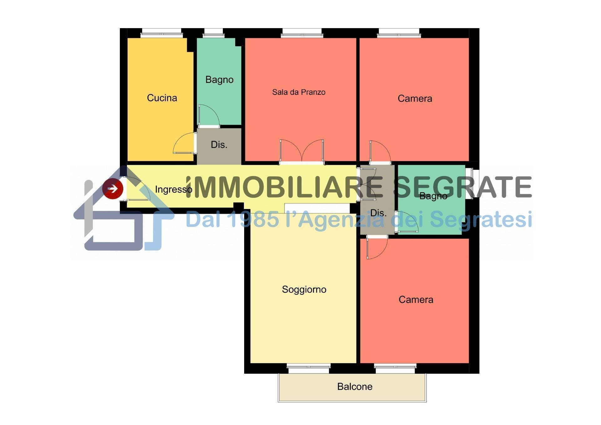 Foto 2 - Four-room apartment via papa giovanni XIII
 
9, Segrate - photo 2