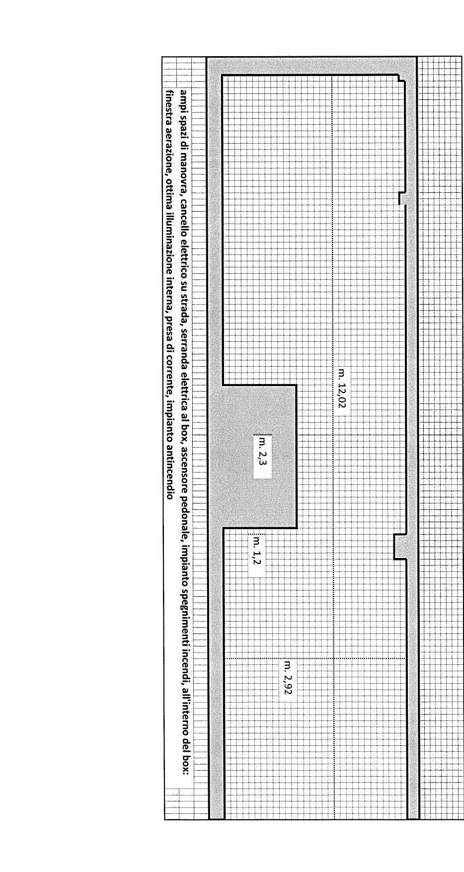 Foto 4 - Box Via Dei Fabi, Roma - planimetria 1