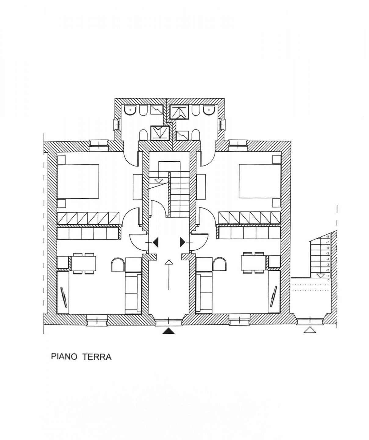 Foto 7 - Casa semi indipendente Mondolfo, Mondolfo - planimetria 1