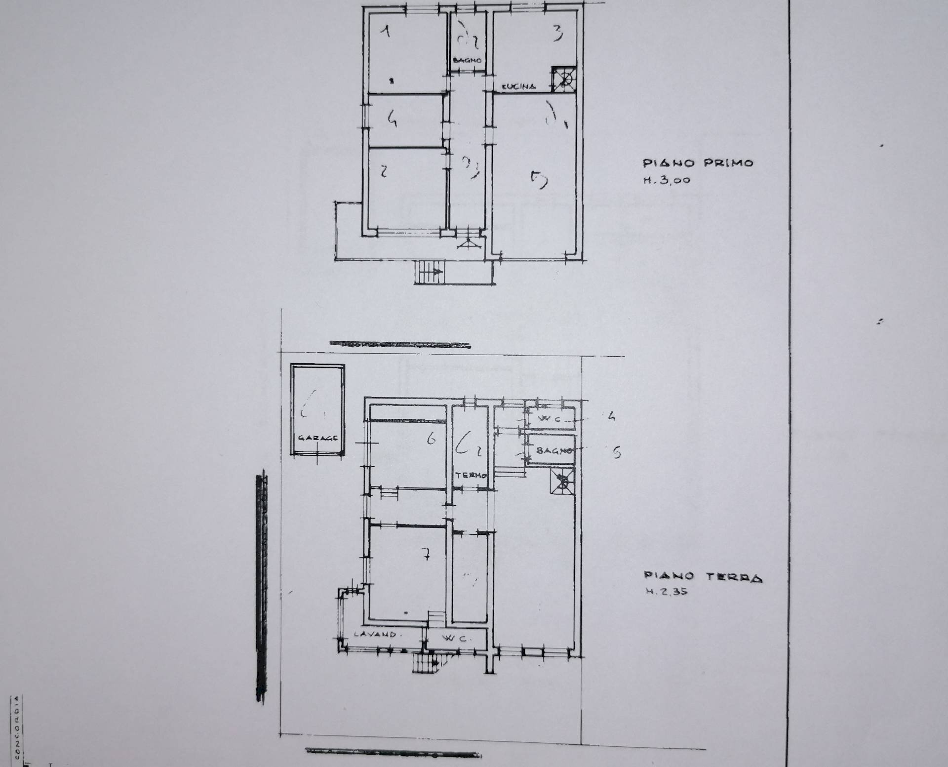 Foto 16 - Villa Poderino, Fano - floor plans 1