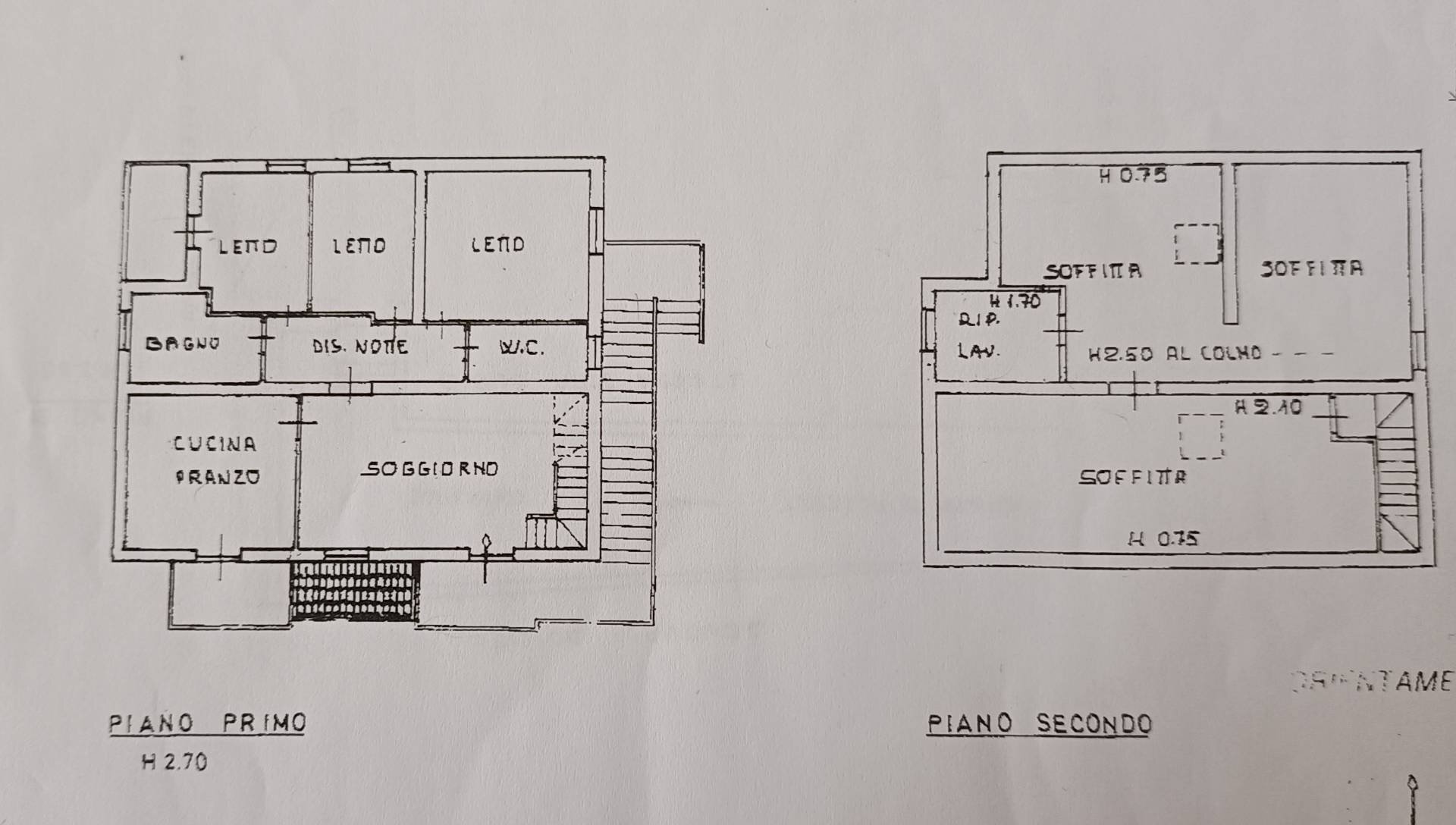Foto 30 - Quadrilocale S.Orso, Fano - planimetria 1