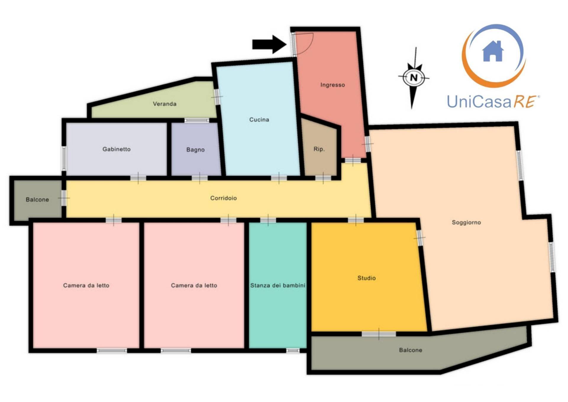 Foto 27 - Appartamento Via Principe Di Paterno'
 
90, Palermo - planimetria 1