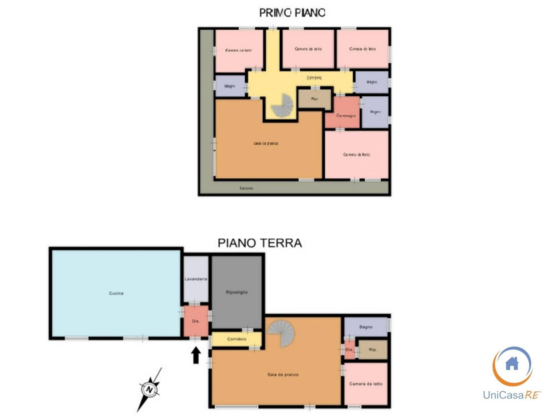 Foto 21 - Villa via Carlo Cattaneo
 
8, Palermo - planimetria 1