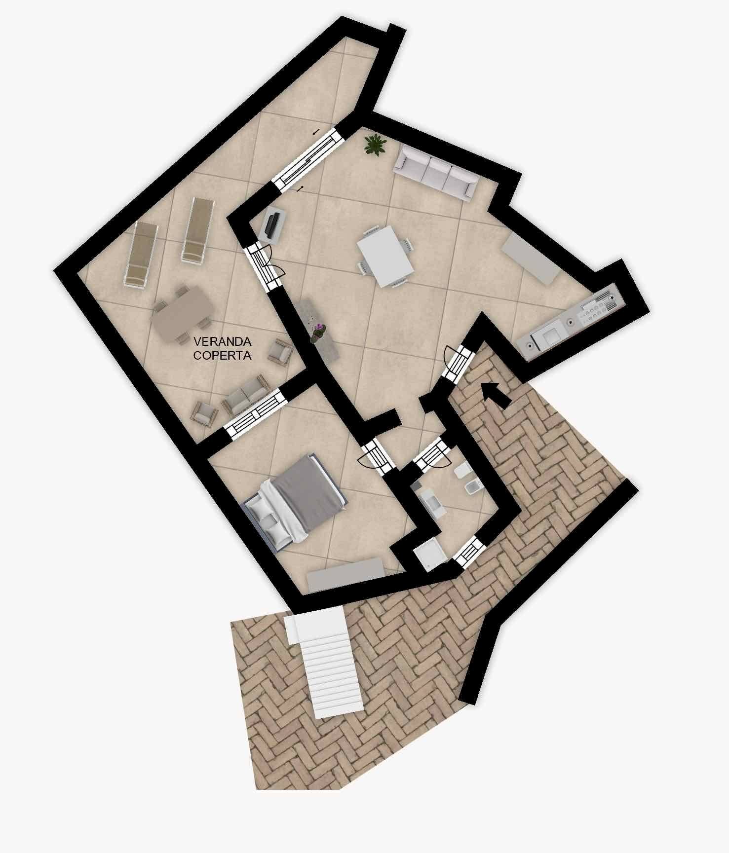 Foto 15 - Two-room apartment Via Dell'Ancora Porto Cervo
 
Snc, Arzachena - floor plans 1