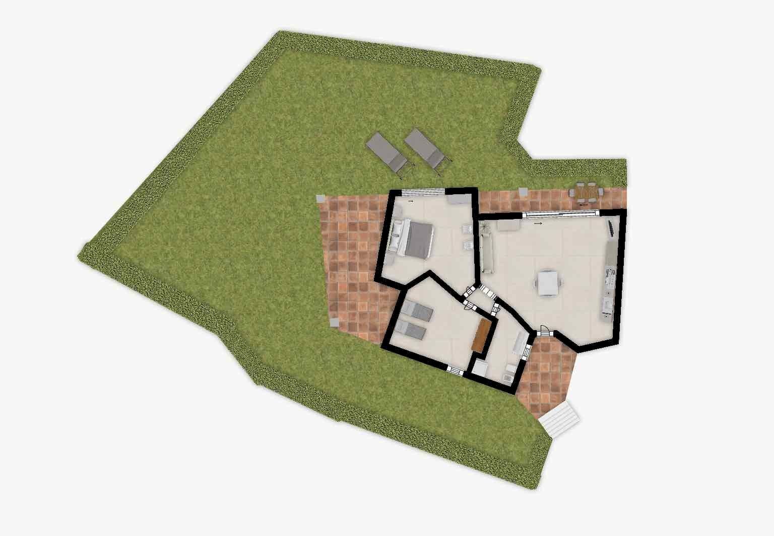 Foto 20 - Appartamento Via Dell'Ancora Porto Cervo, Arzachena - planimetria 1