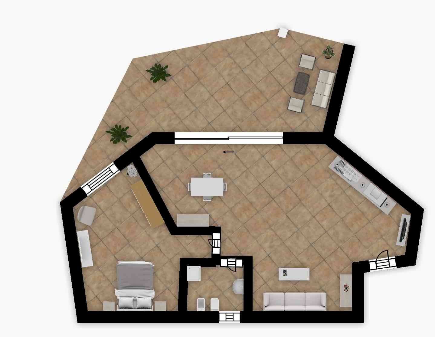 Foto 22 - Two-room apartment Via dell'ancora Porto Cervo, Arzachena - floor plans 1